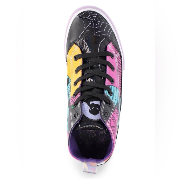 Disney Unisex Nightmare Before Christmas High Top Lace Up Sneaker Size 9 (10W) - Picture 5 of 14
